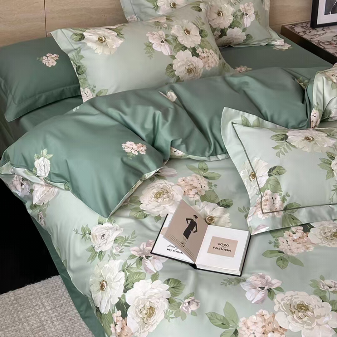 全棉斜纹印花四件套