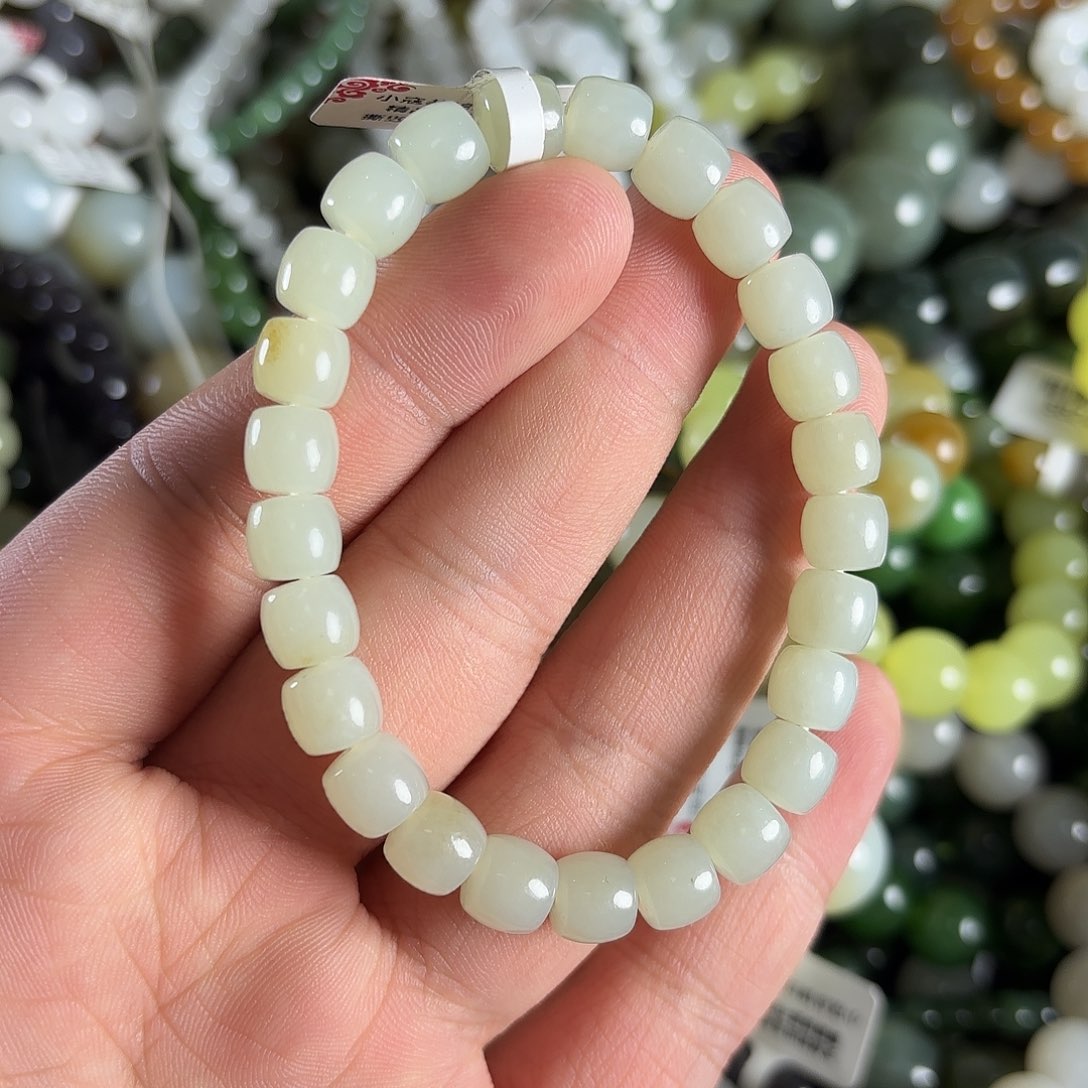 和田玉手链未镶嵌W21