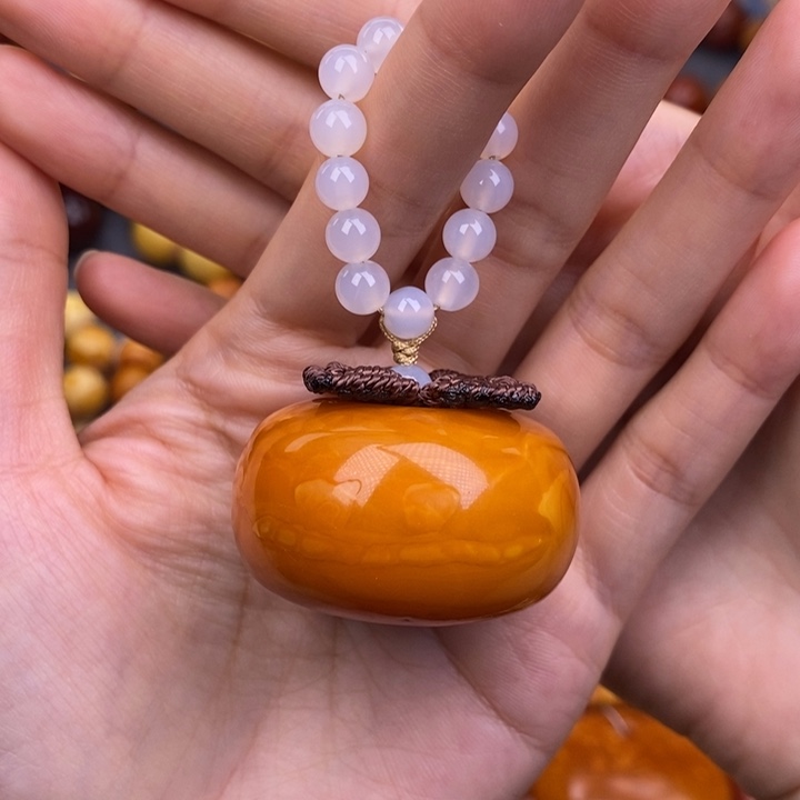 琥珀未镶嵌裸石蜜蜡M