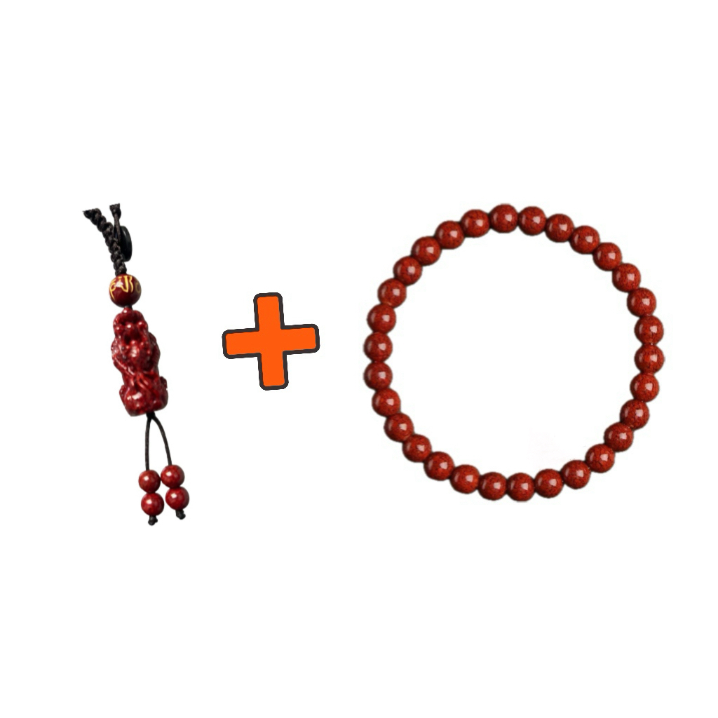 【赠貔貅钥匙扣】6mm素圈手链