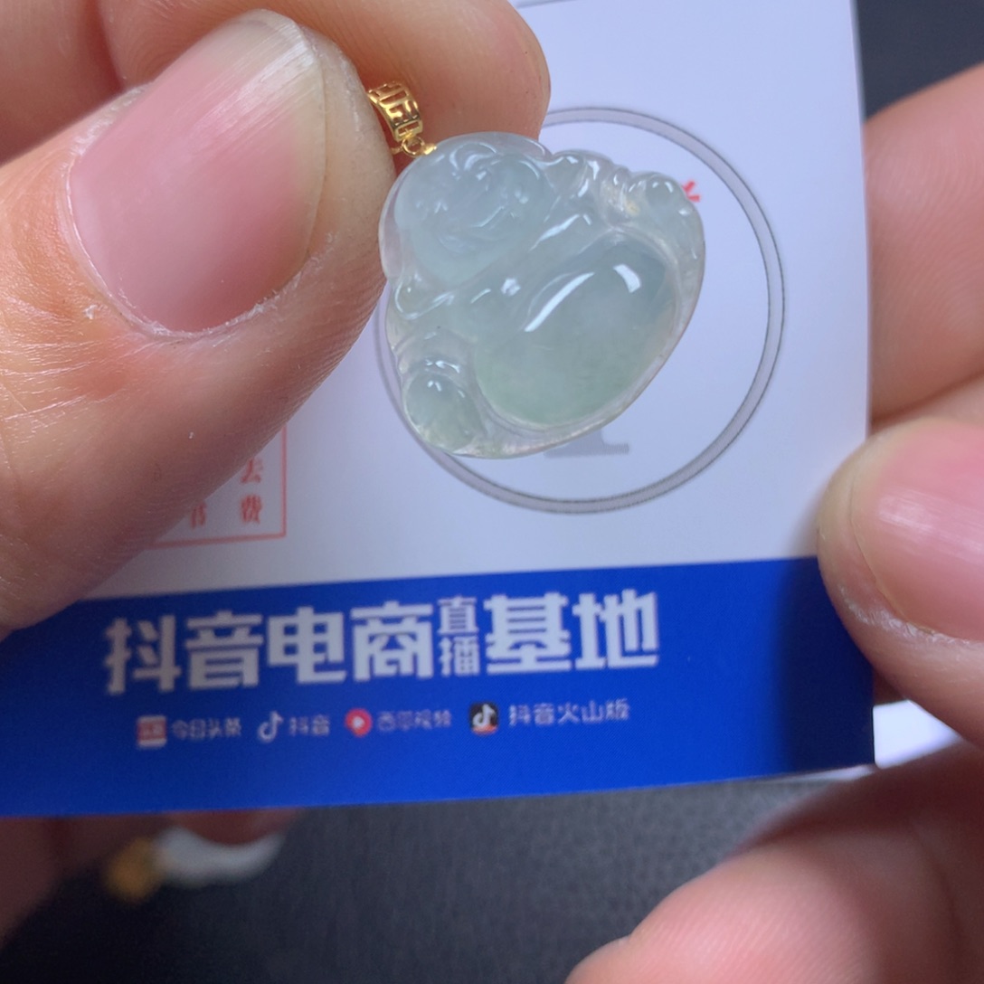 【闪购商品】翡翠颈饰18K金镶嵌翡翠