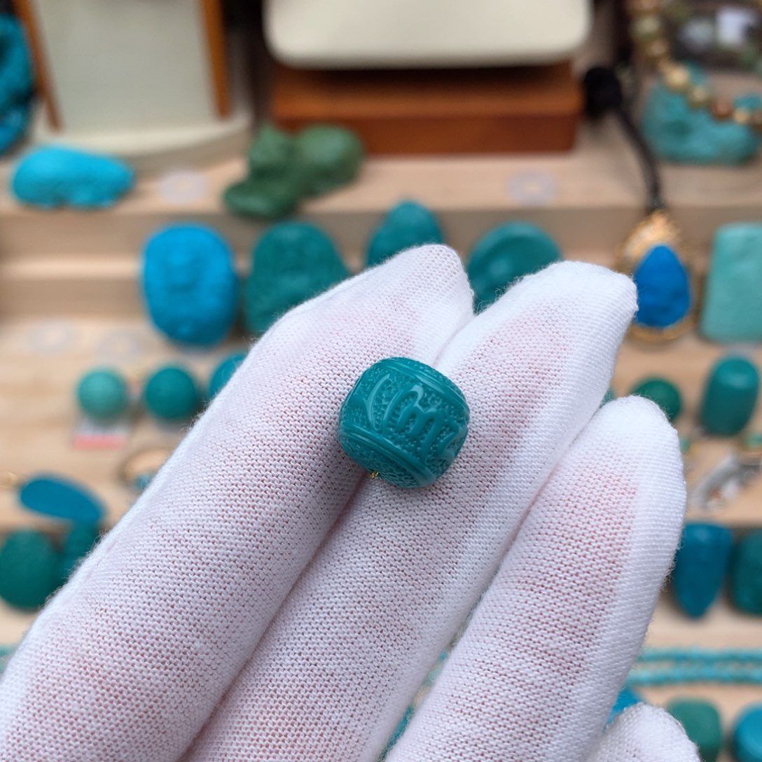 绿松石未镶嵌老型卡12