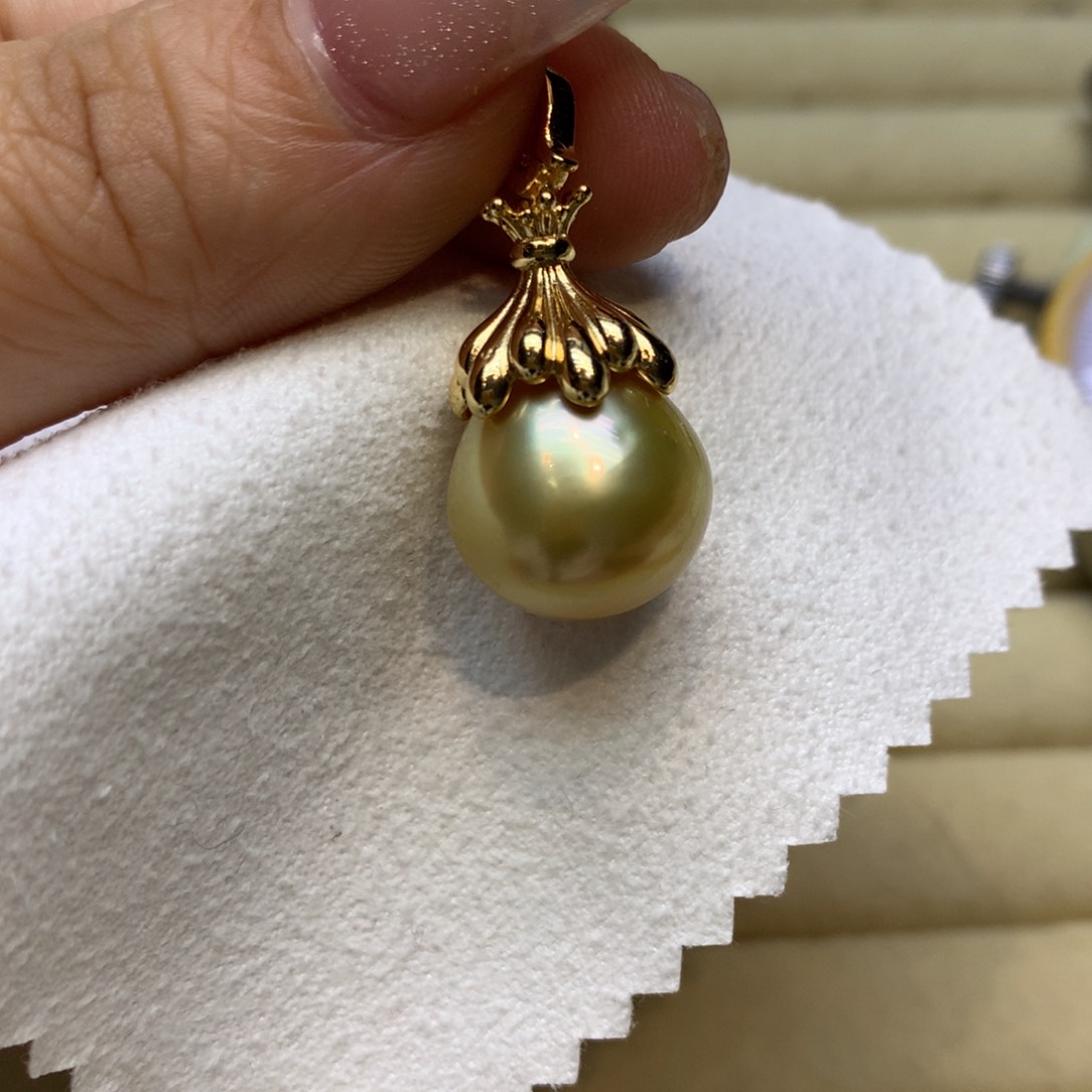 颈饰银S925镶嵌海水珍珠