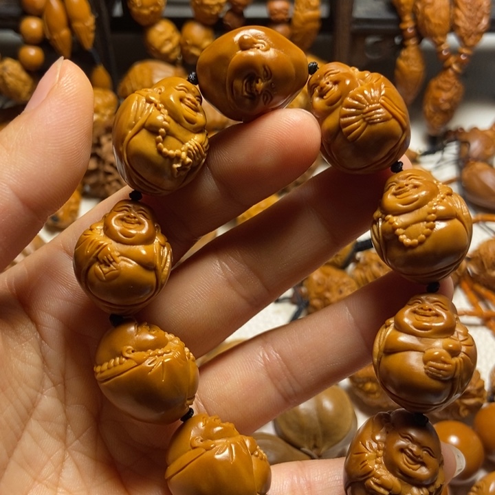【闪购商品】橄榄核手串/手链灯泡弥勒