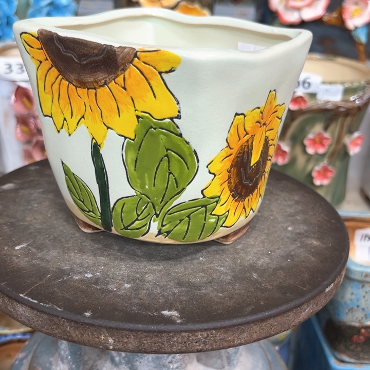 紫砂花盆粗陶材质多肉花盆