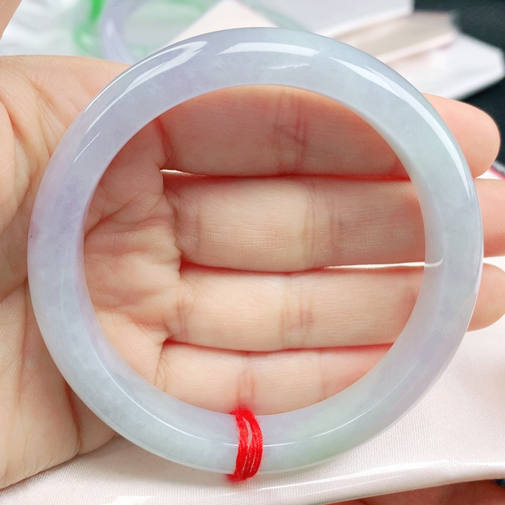 翡翠手镯未镶嵌冰春彩58