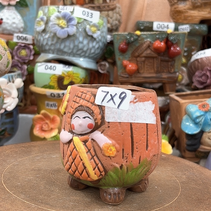 红陶粗陶多肉花盆