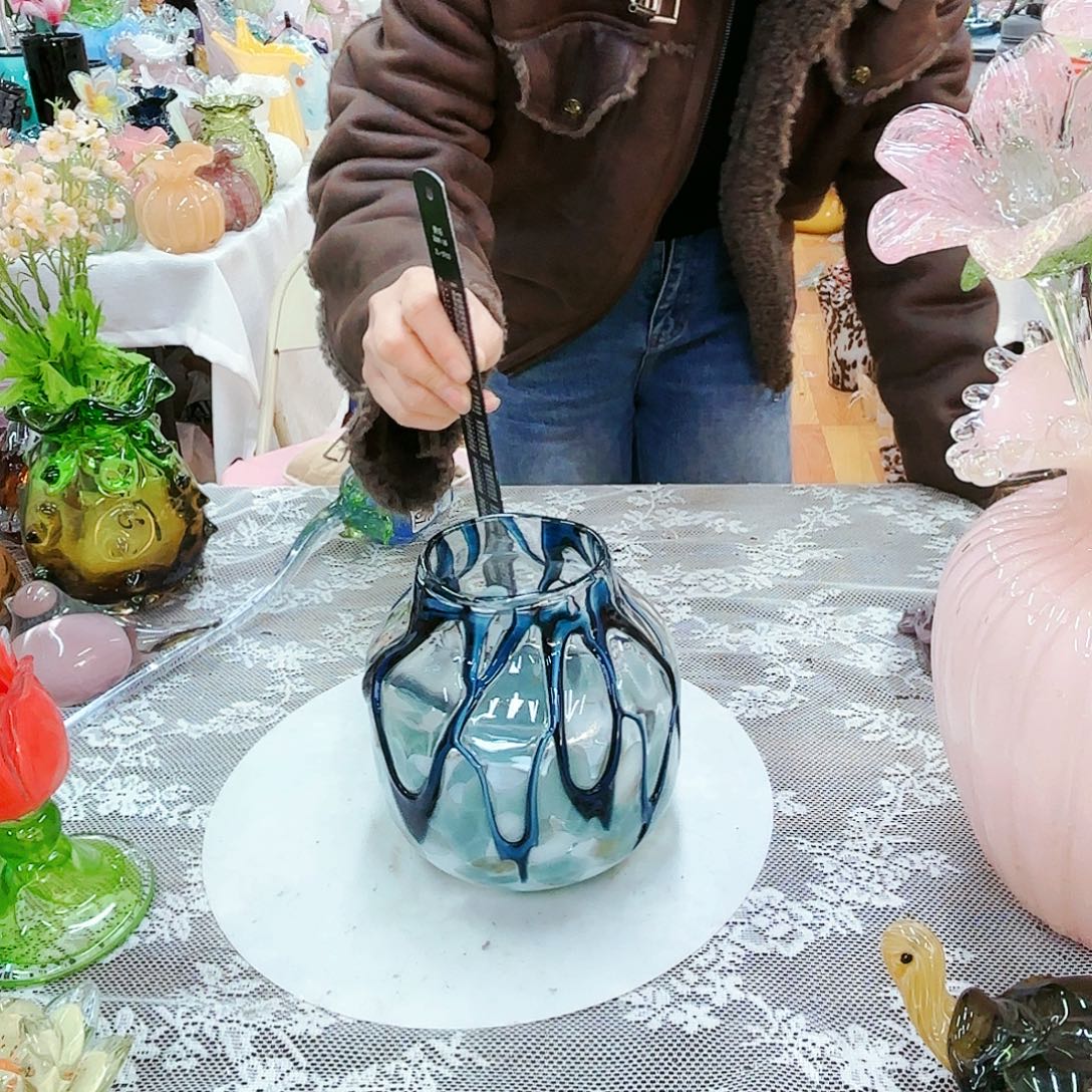 福利不退不换琉璃花瓶艺术品