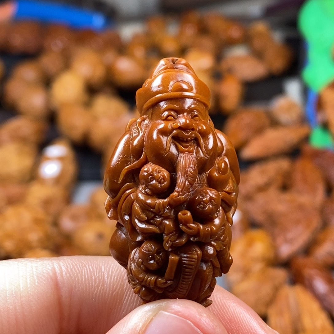 橄榄核手串/手链原*核雕单子