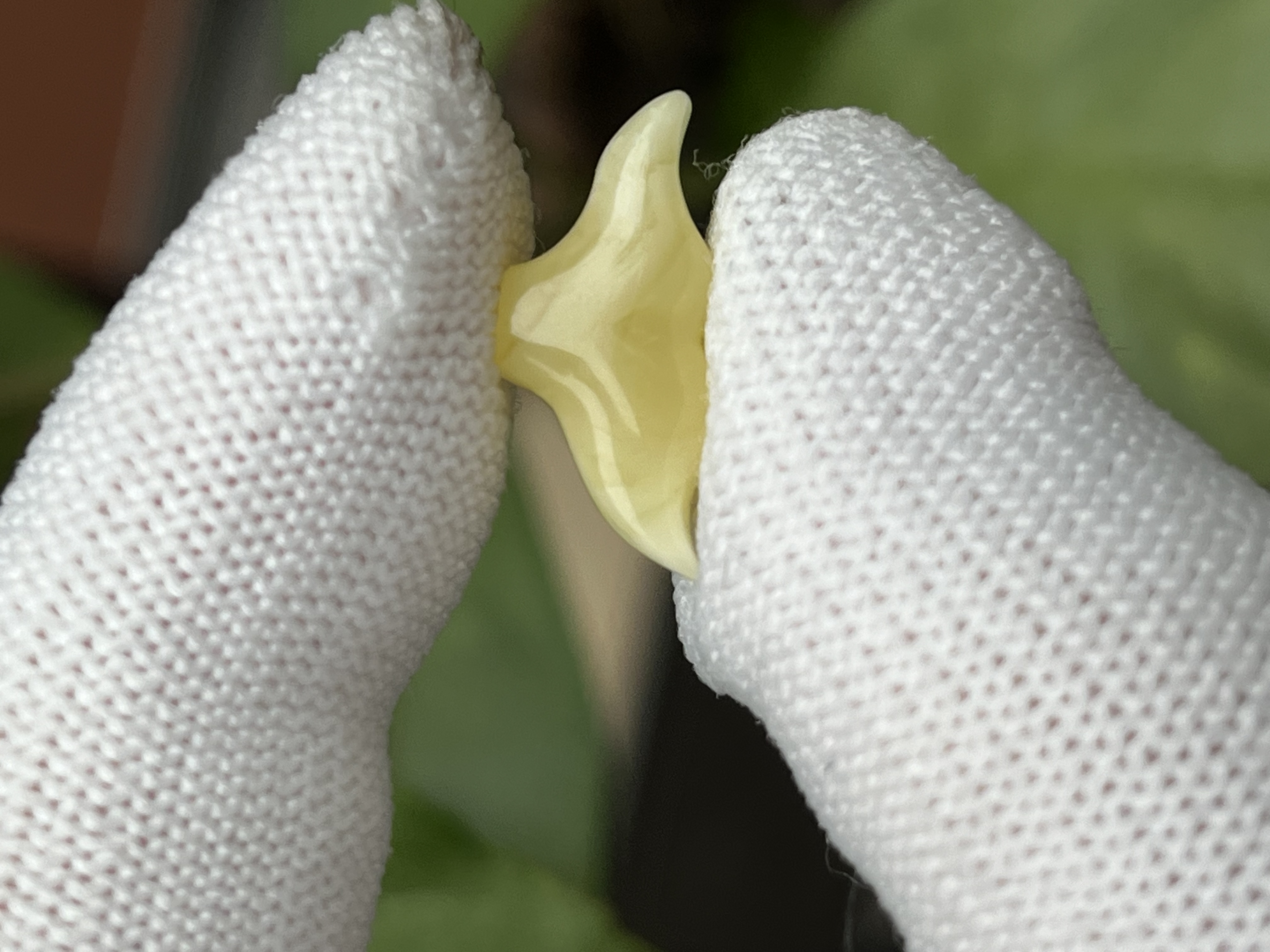 4475天然蜜蜡琥珀牛角配饰18.8x8.6x4.8mm