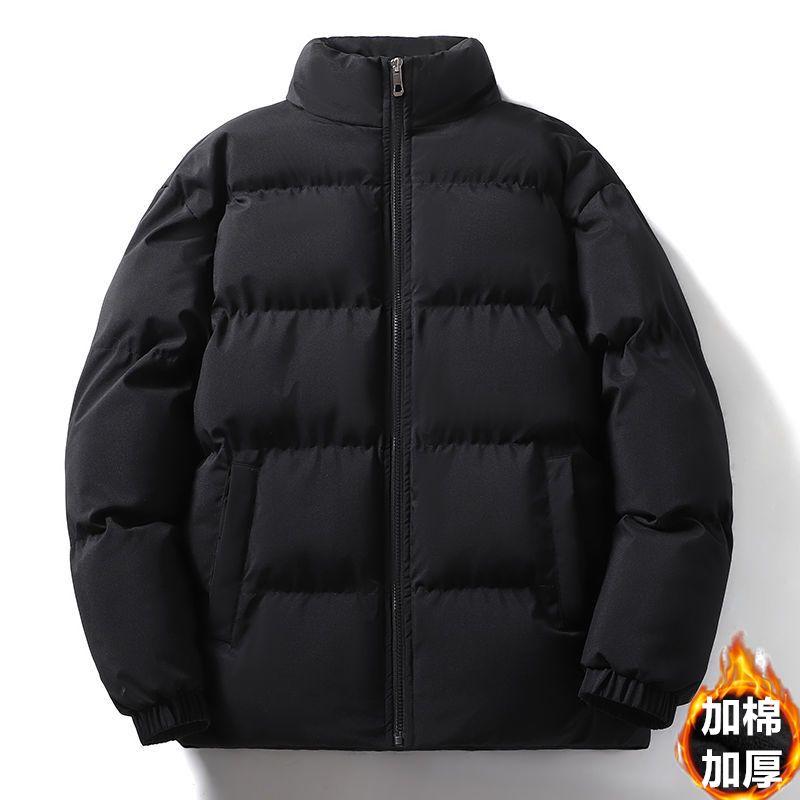 B1-2025冬季立领棉衣外套加厚宽松面包保暖棉服新款休闲棉袄