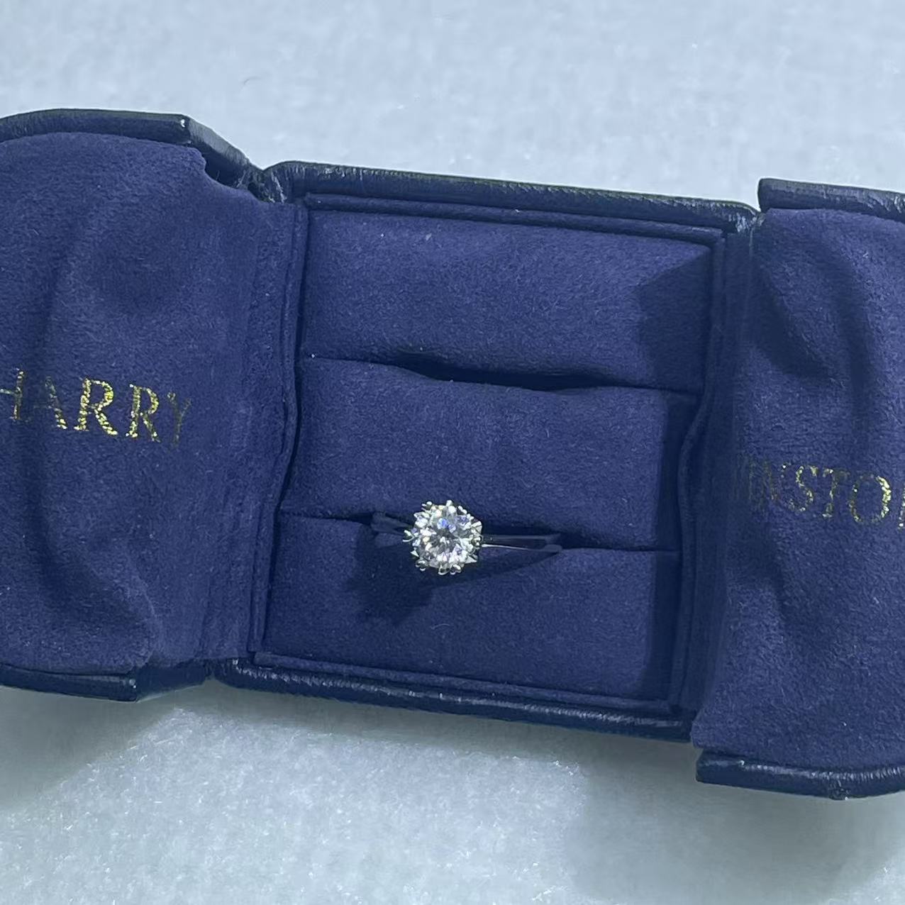 【众星甄选】 《天花板》光臂直臂雪花戒指1.CT【L】