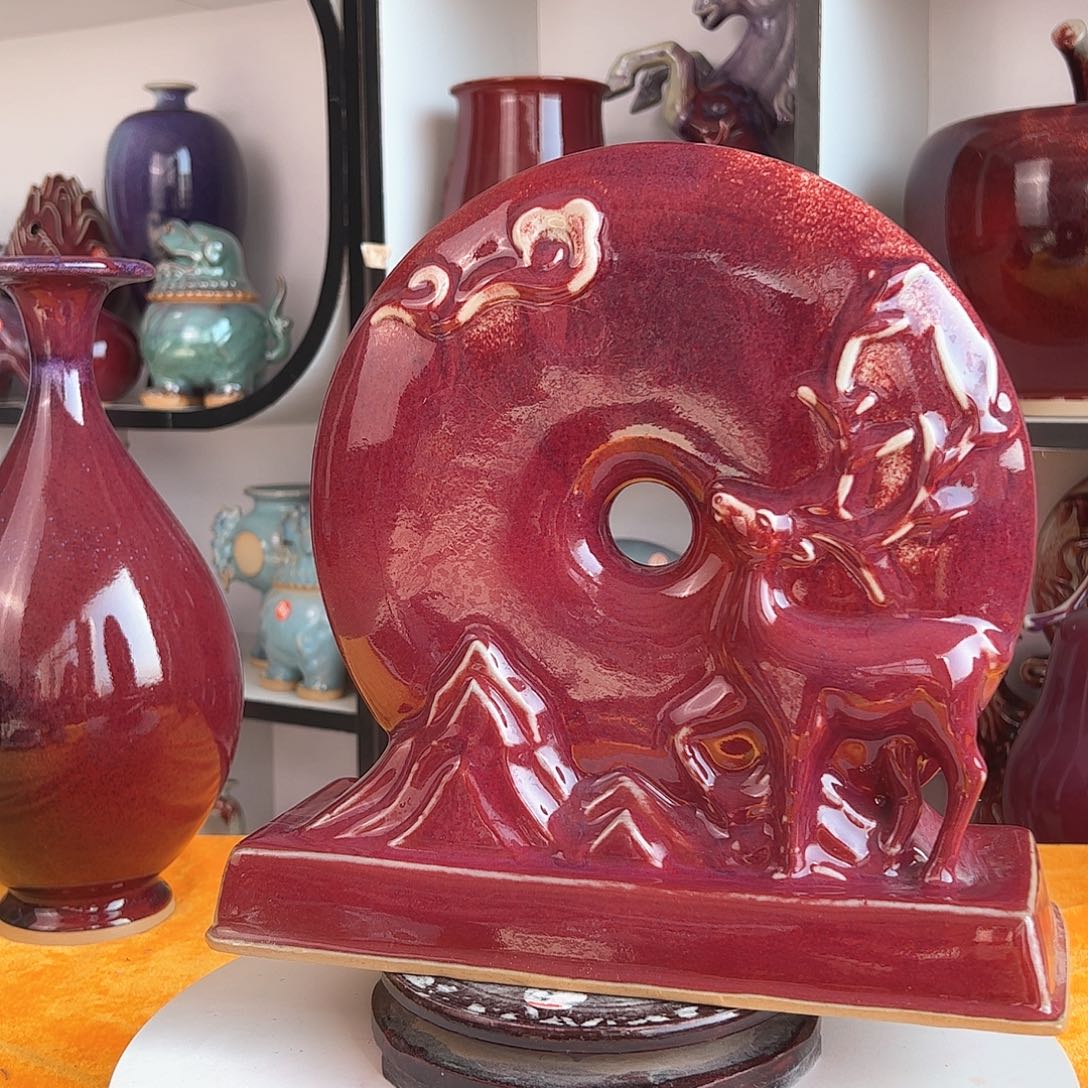 摆件郑家钧窑摆件