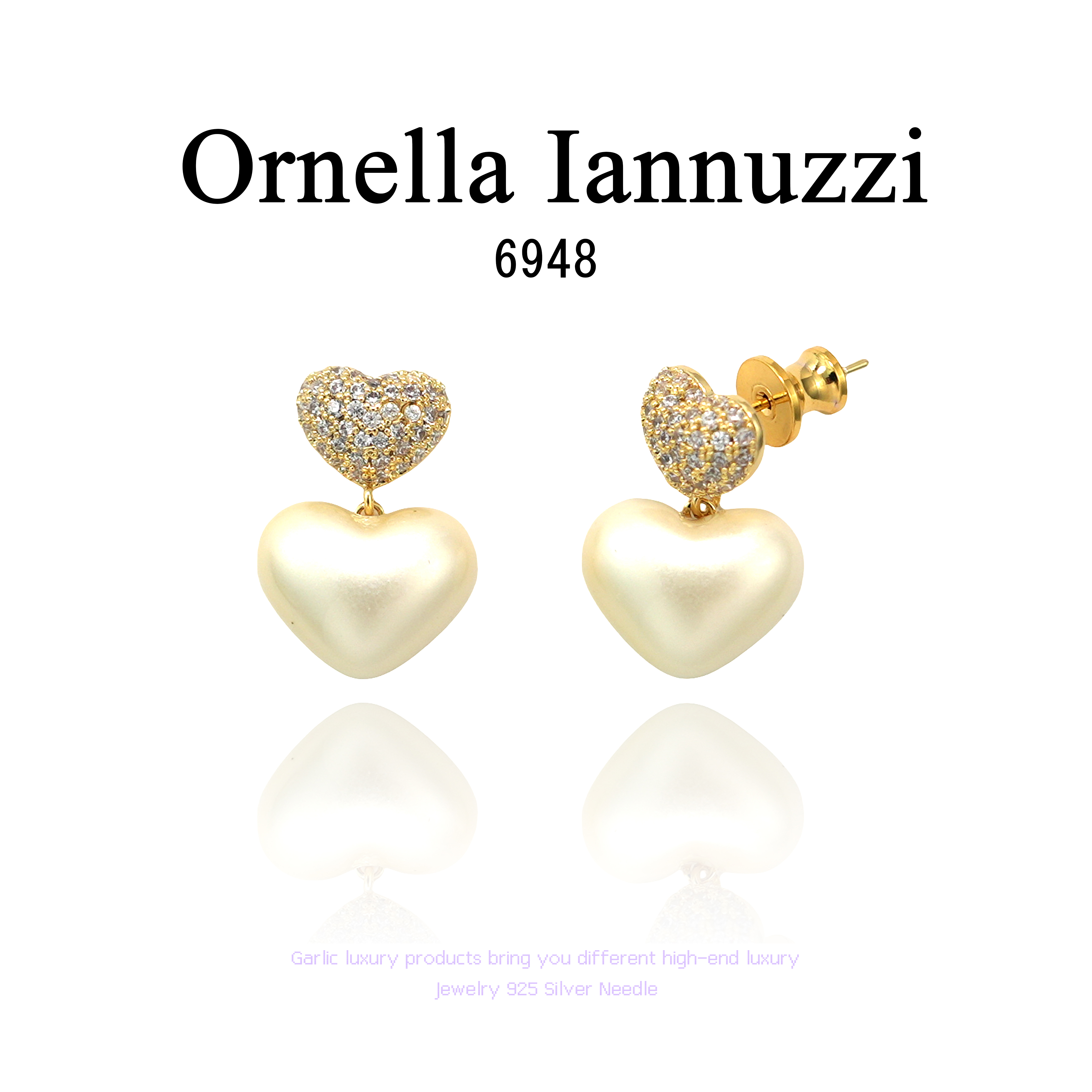 铜合金耳饰 Ornella Iannuzzi耳饰~6948