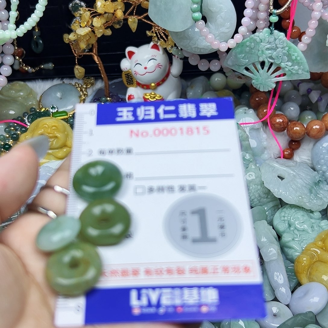 翡翠未镶嵌吊坠(不含链)1111