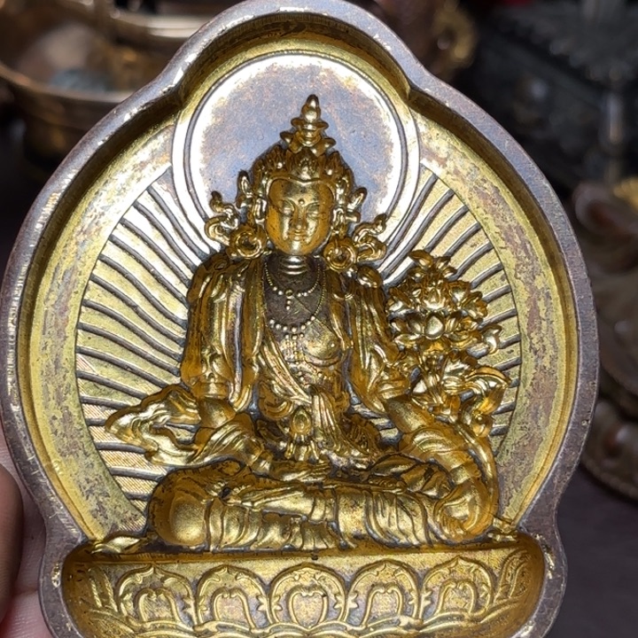 *****铜星月菩提挂件菩提