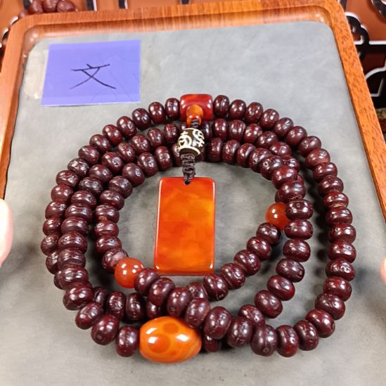 凤眼菩提吊坠脖挂