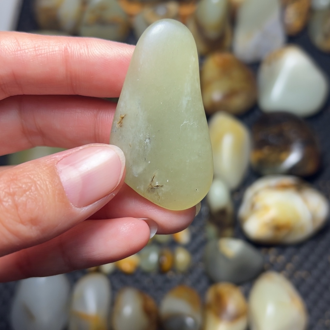 和田玉未镶嵌挂件A13