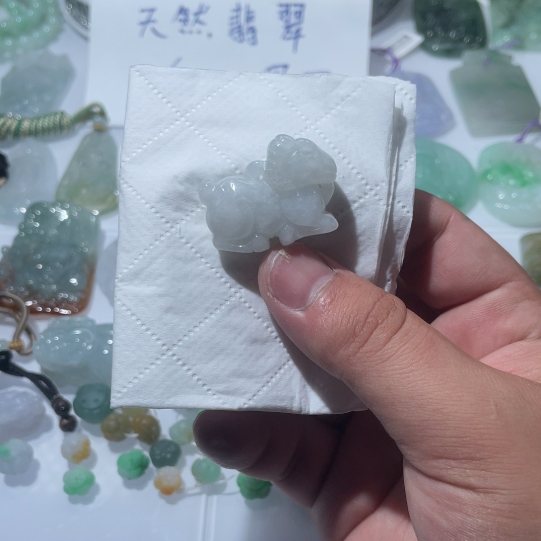 翡翠未镶嵌颈饰天然