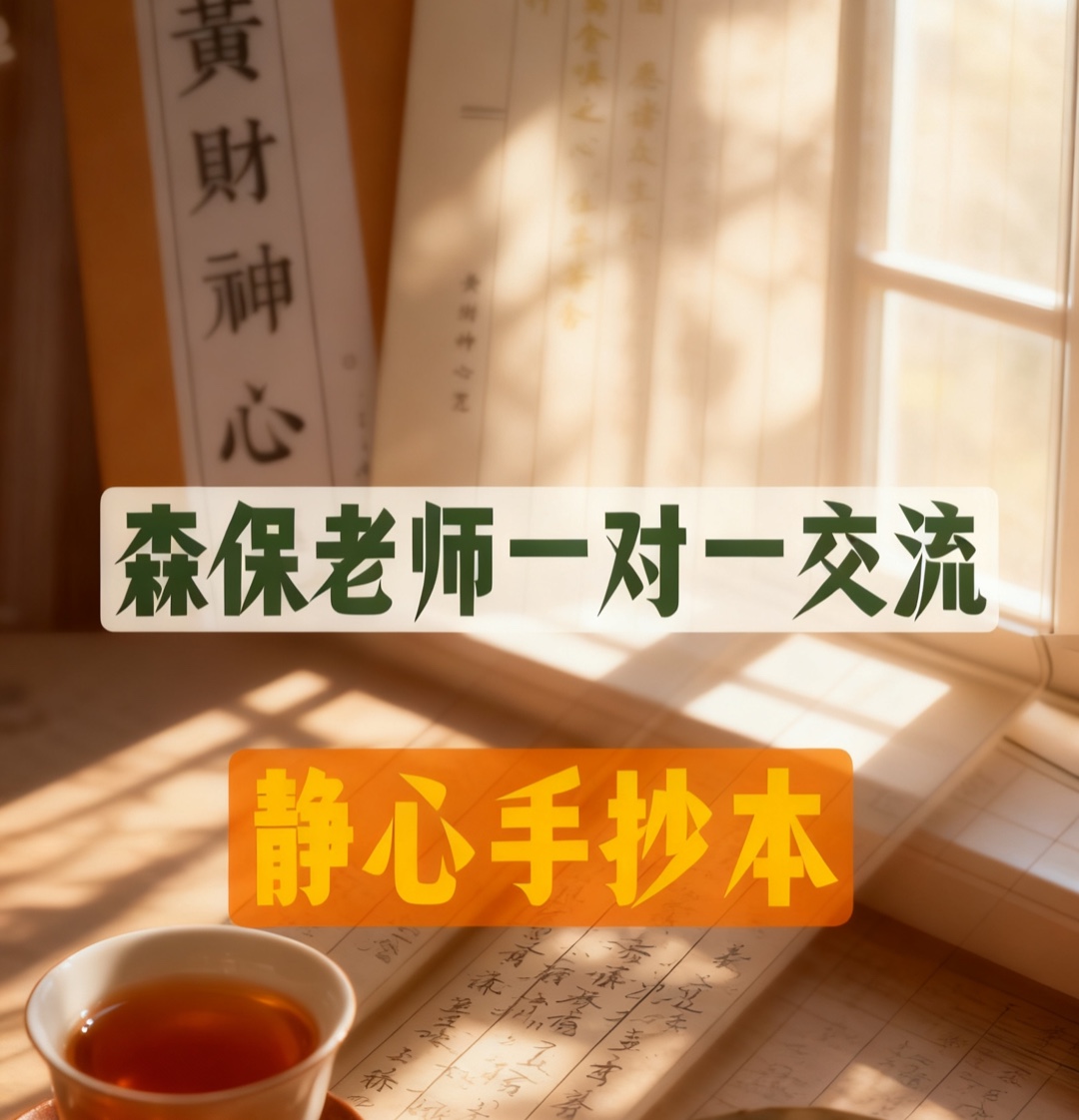 静心手抄本，森保老师一对一解析