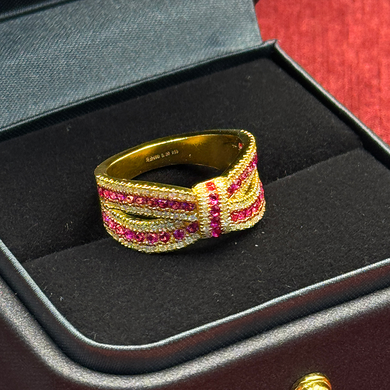 瑞意珠宝黄金足金999【】戒指黄金首饰