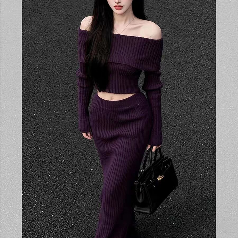 12192一字肩套装【C3】