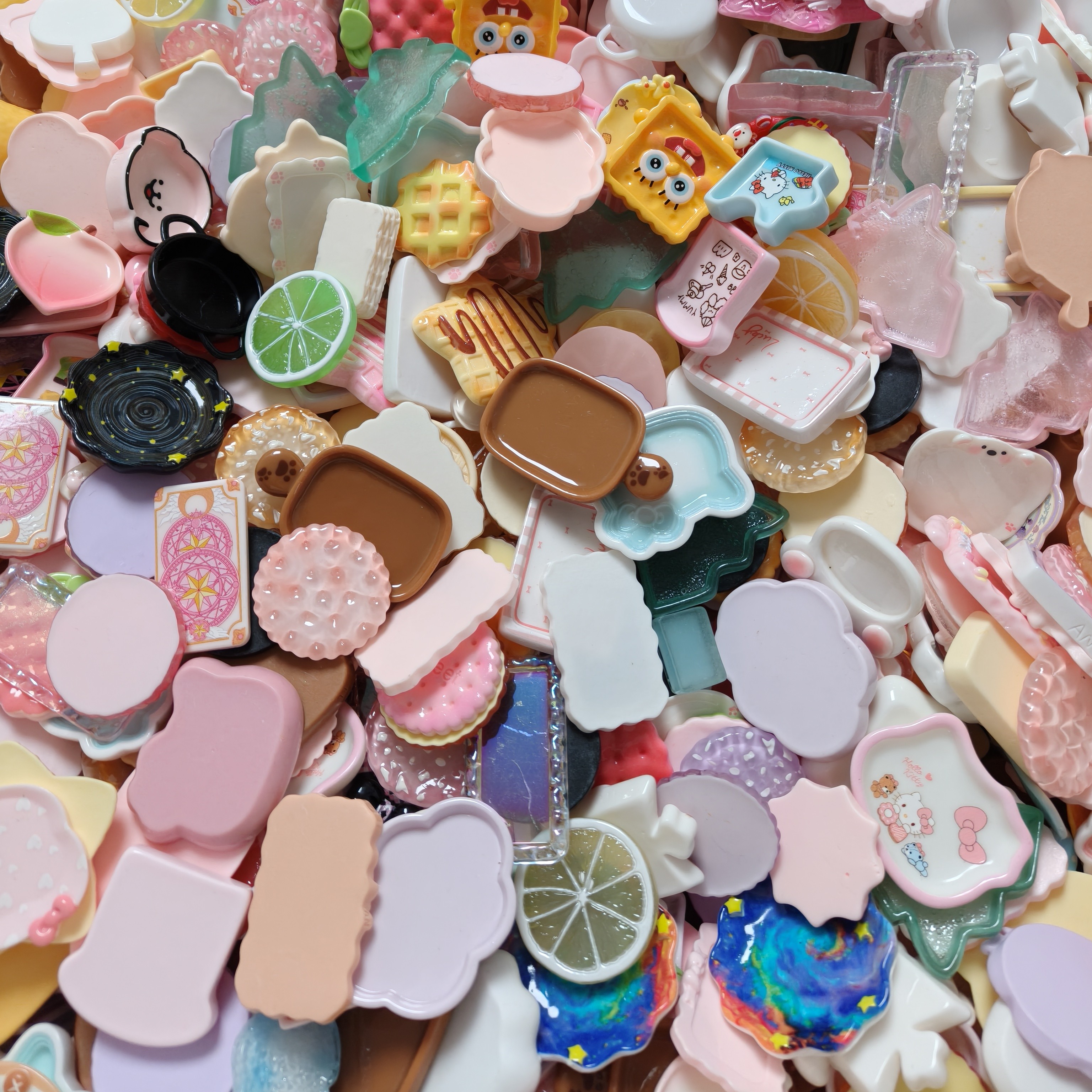 DIY福福来了，盘子大混，树脂产品默认微瑕，介意者慎拍