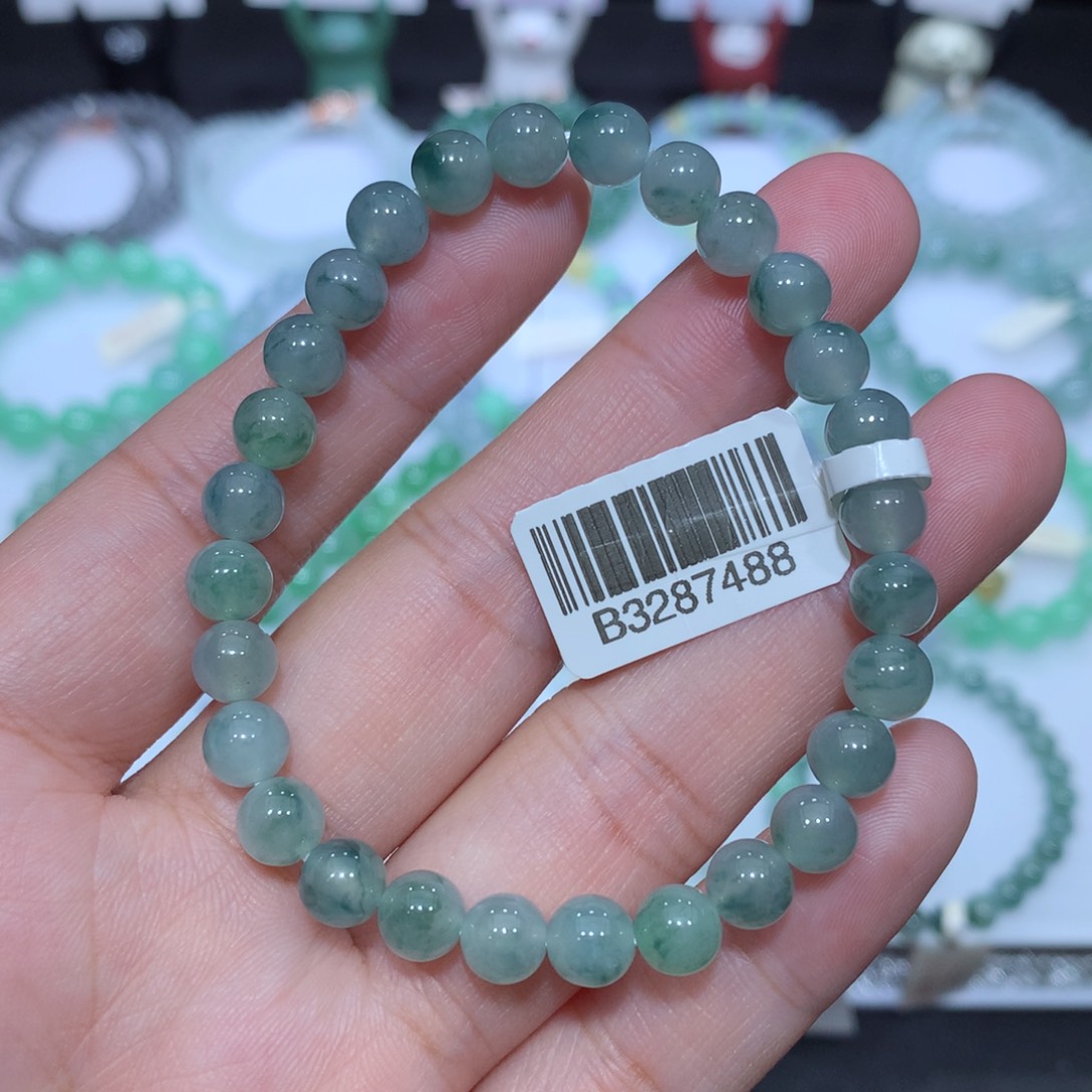 翡翠未镶嵌手串天然