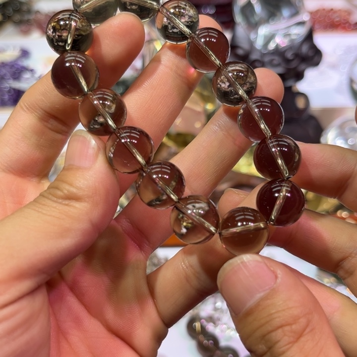 【闪购商品】水晶手链未镶嵌茶水晶