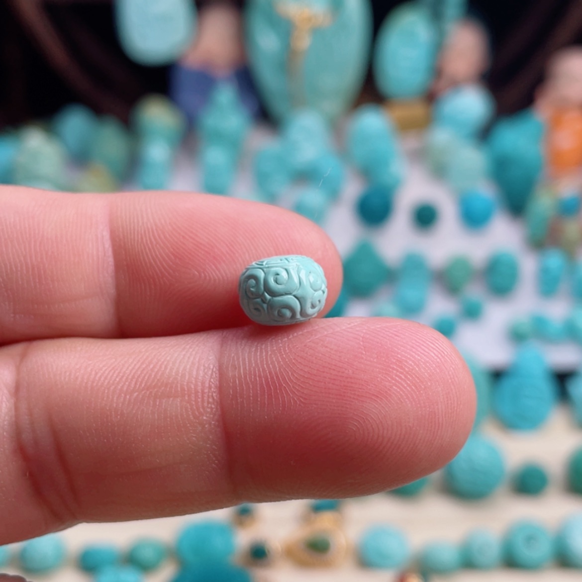 【闪购商品】绿松石吊坠(不含链)未镶嵌