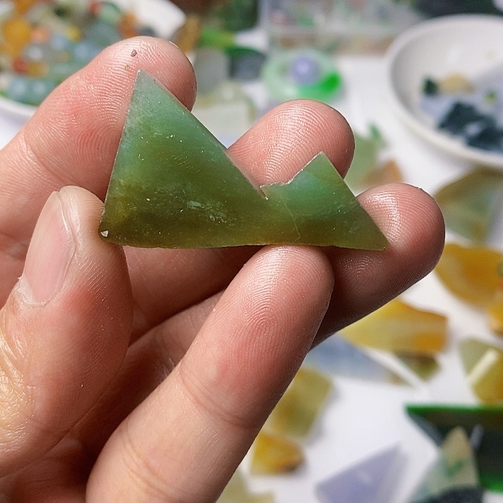 翡翠散珠天然翡翠A货