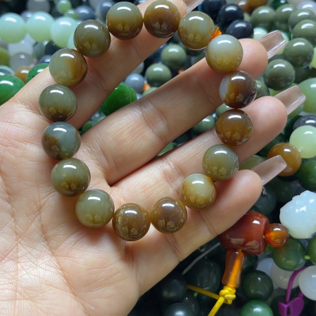 和田玉手链未镶嵌