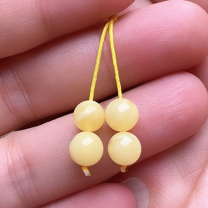 蜜蜡裸石未镶嵌6m m