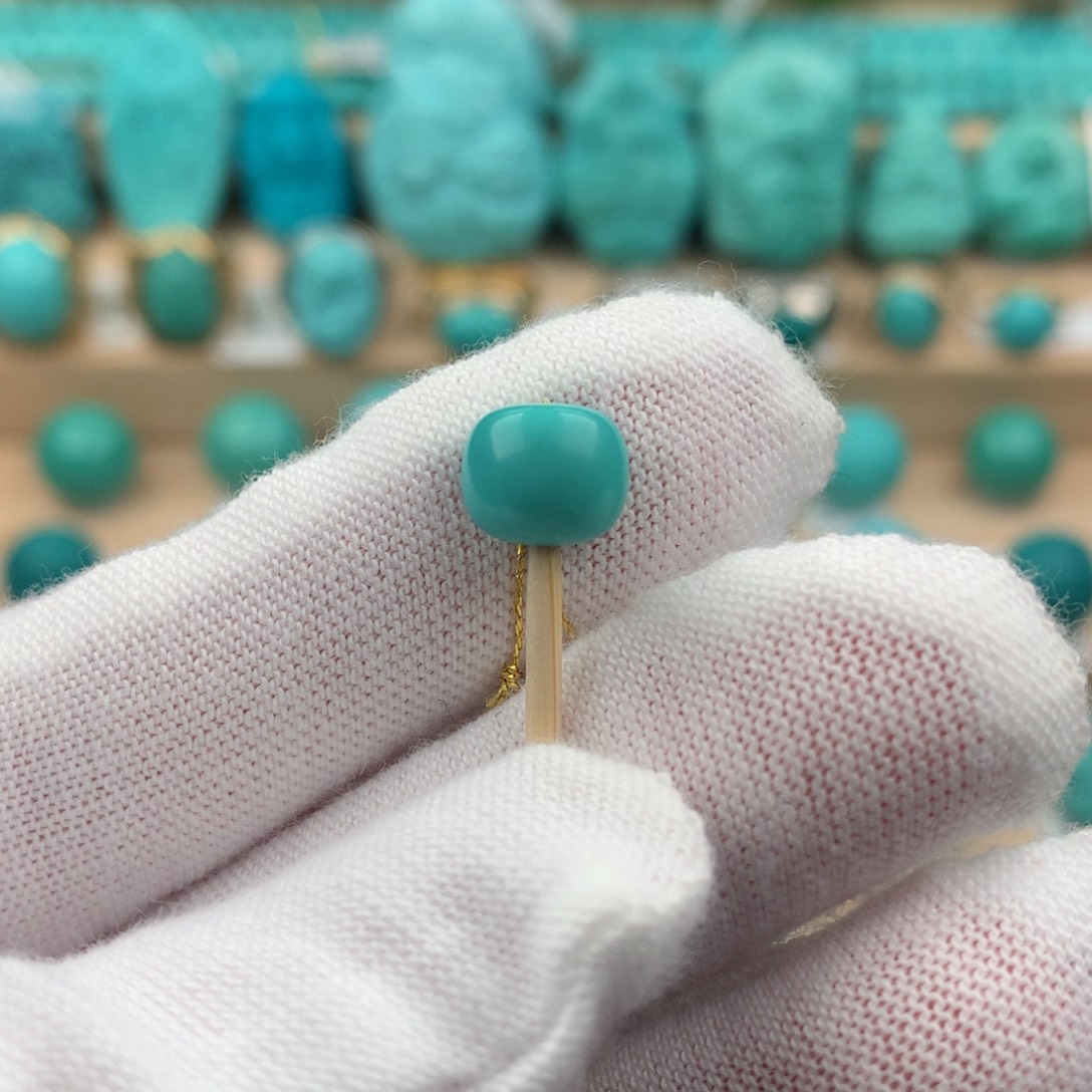 绿松石配饰未镶嵌卡8.5*7.5