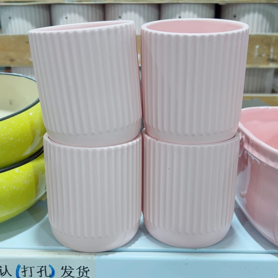 有孔，陶瓷花盆满10米包邮发货