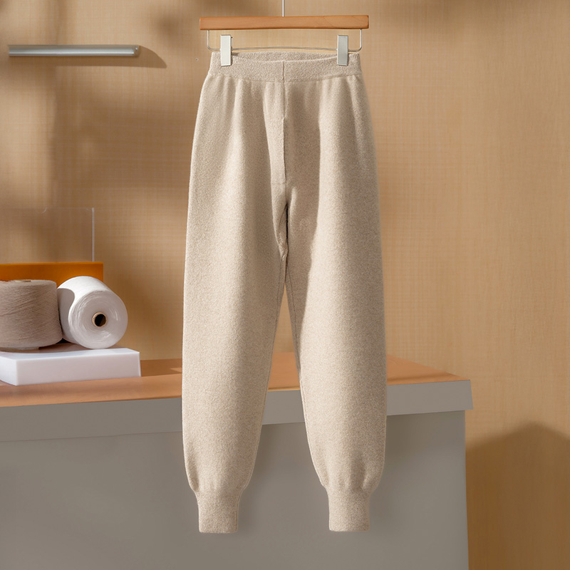 男士100%山羊绒四平加厚打底裤内穿保暖长裤460-520克