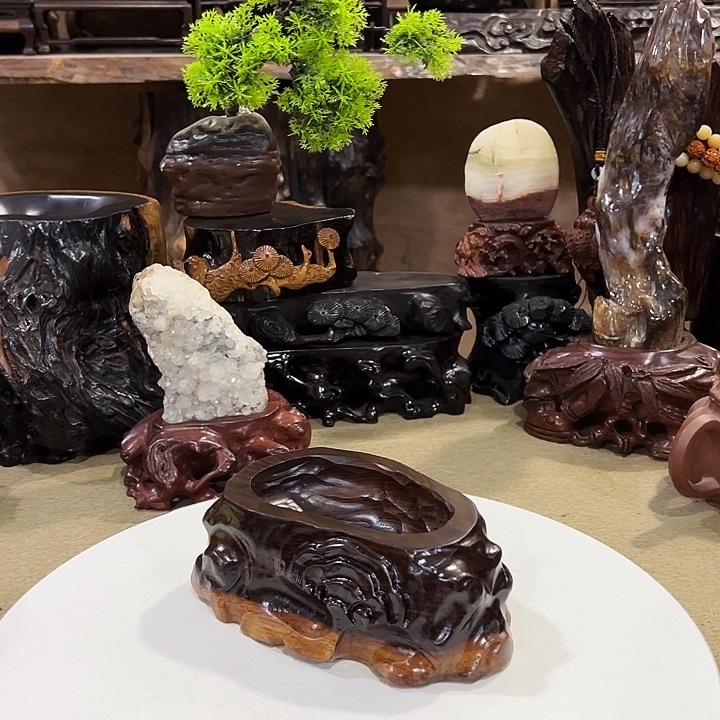 木黑檀木免挖槽底座槽口尺寸11*6