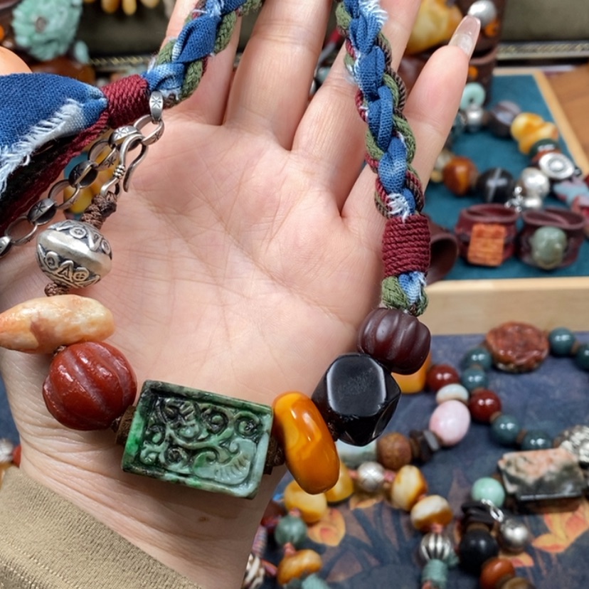 【闪购商品】翡翠颈饰未镶嵌项链