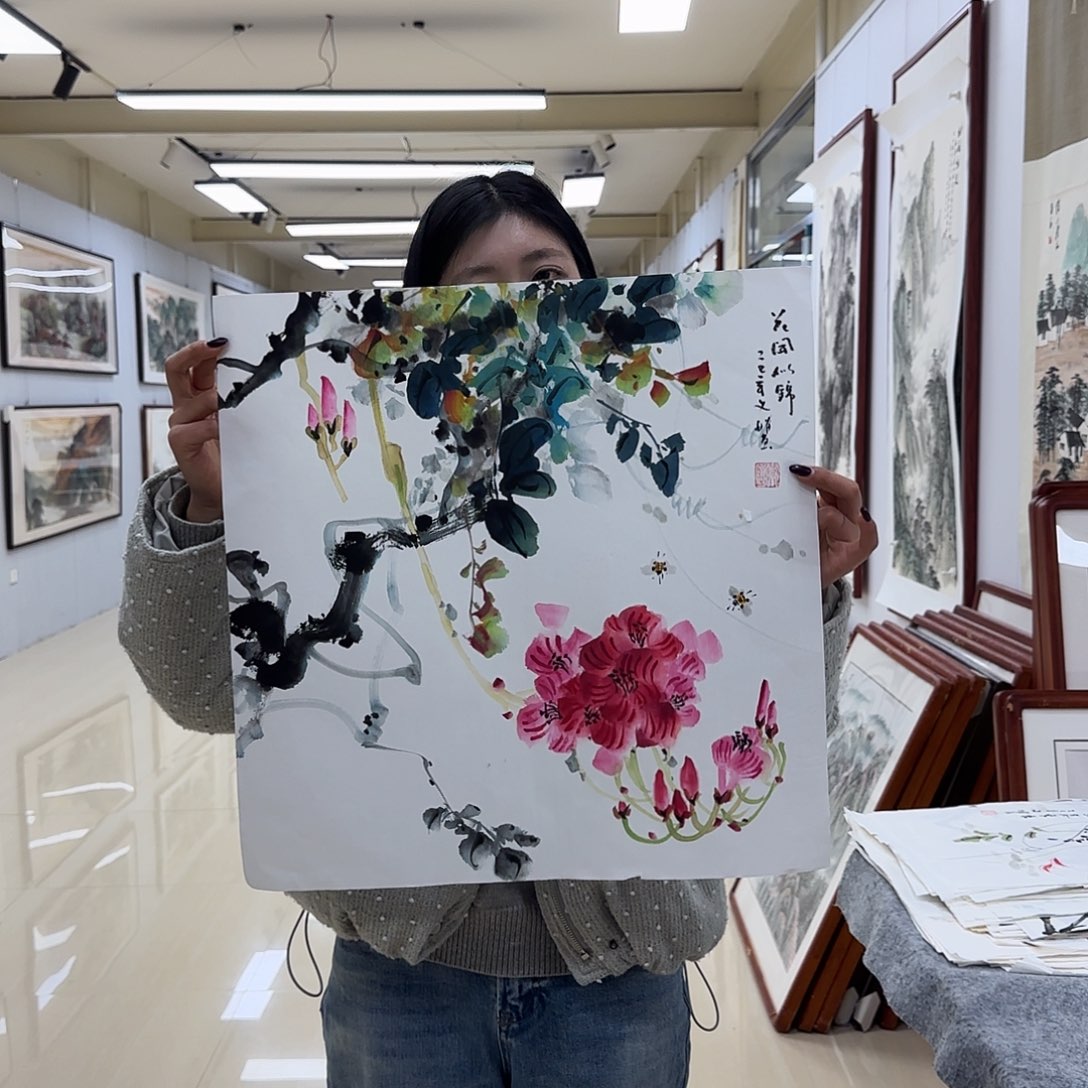国画国画作品展。国画作品