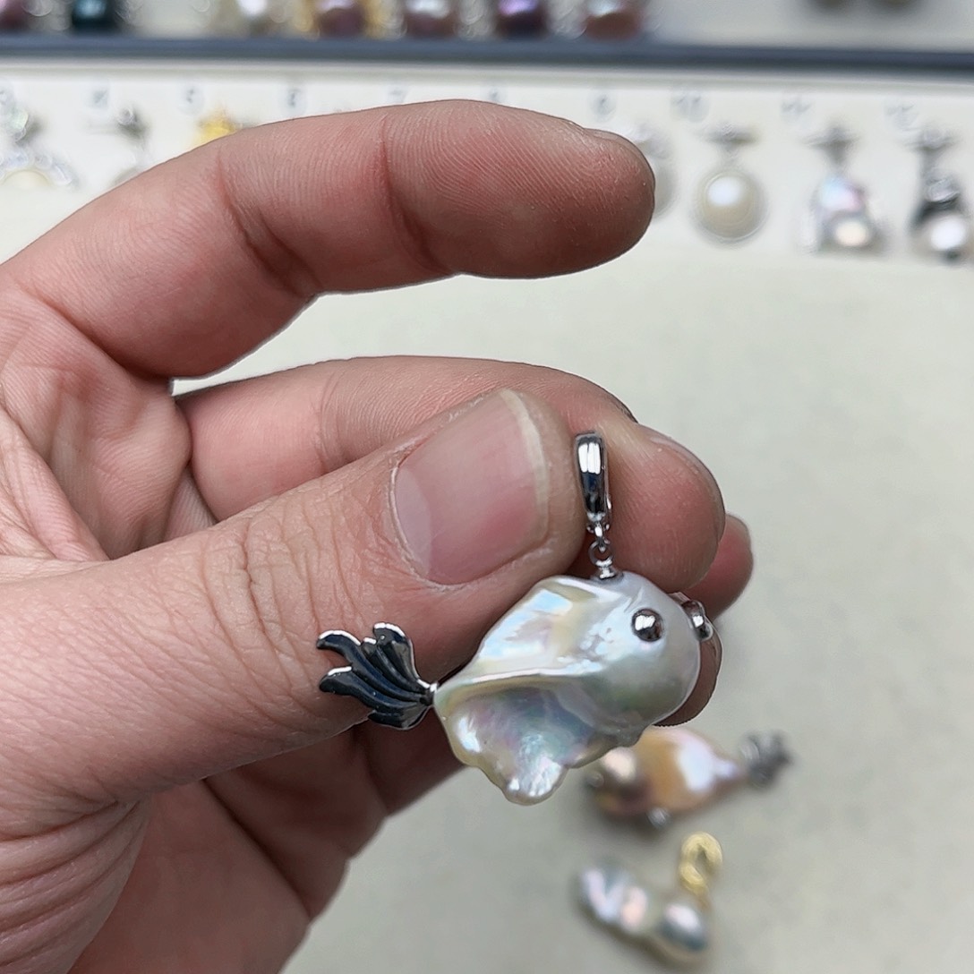 淡水珍珠吊坠(不含链)未镶嵌07