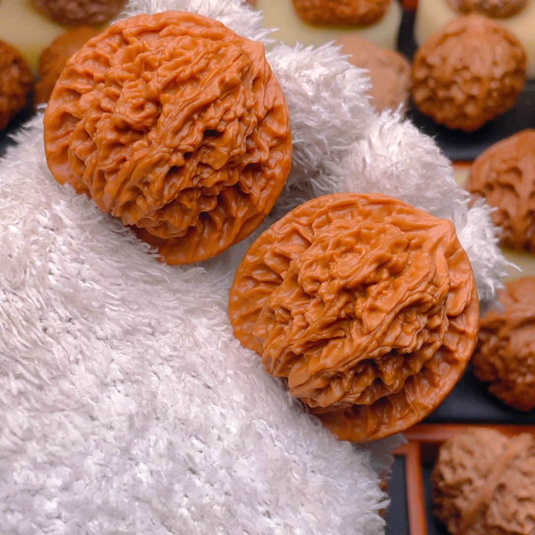 文玩核桃把件45老款狮子头