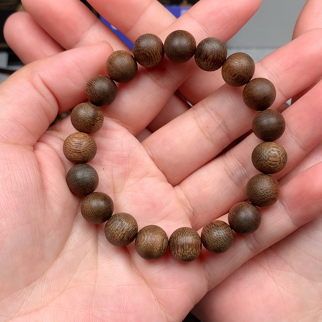沉香手串越南芽庄白棋楠1.0