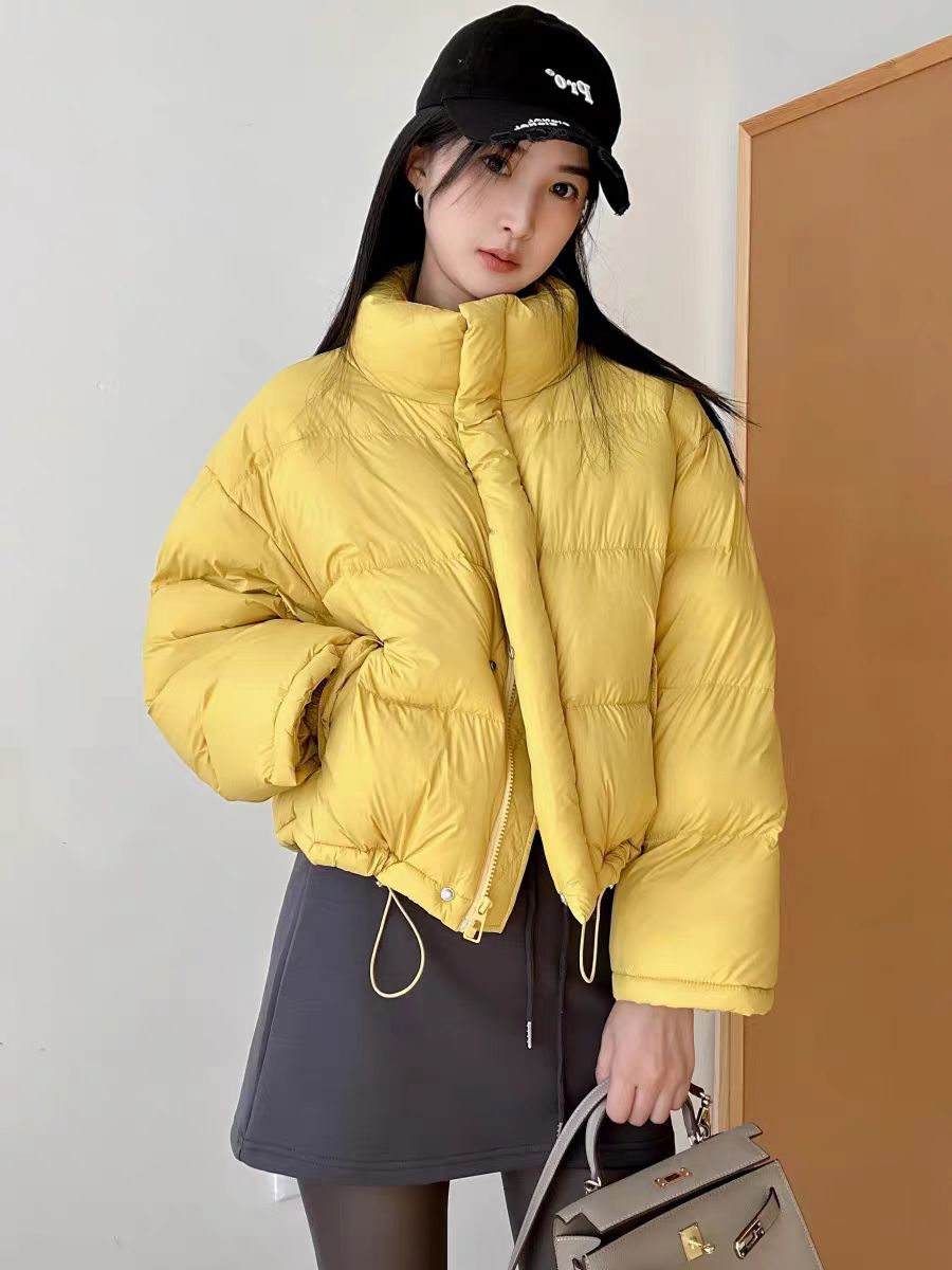 女设计师款立领保暖冬季外套