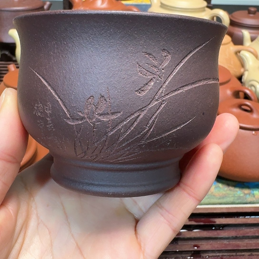 紫砂茶壶天青泥半手工