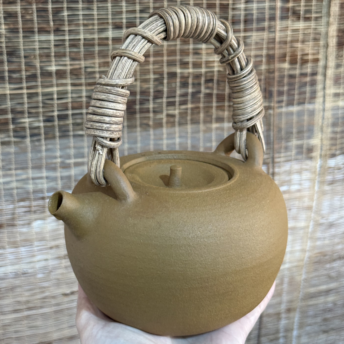 潮汕手拉壶藤梁煮水壶深层田泥养生壶原矿手拉壶