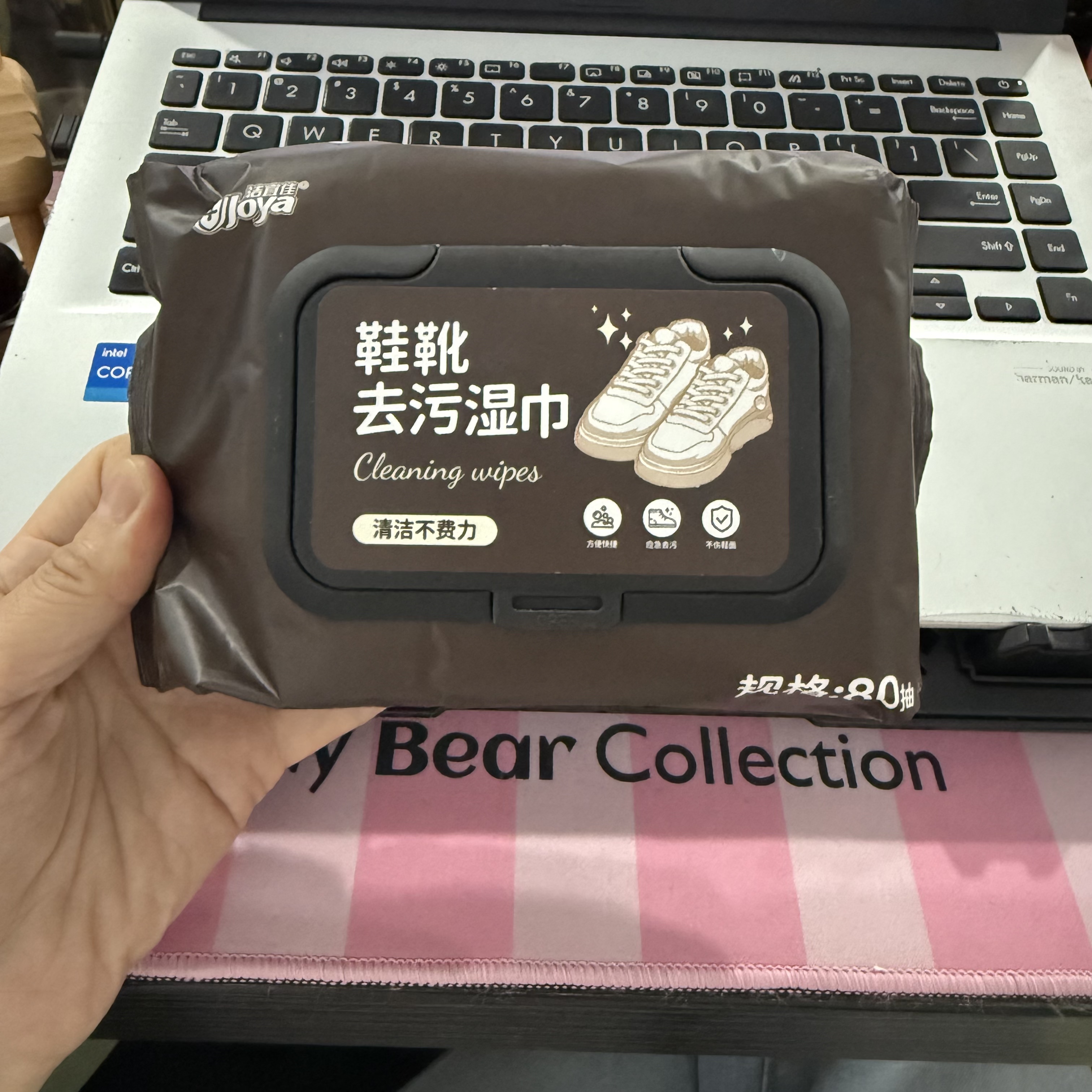 鞋靴去污清洁湿巾(80抽一包,发5包))