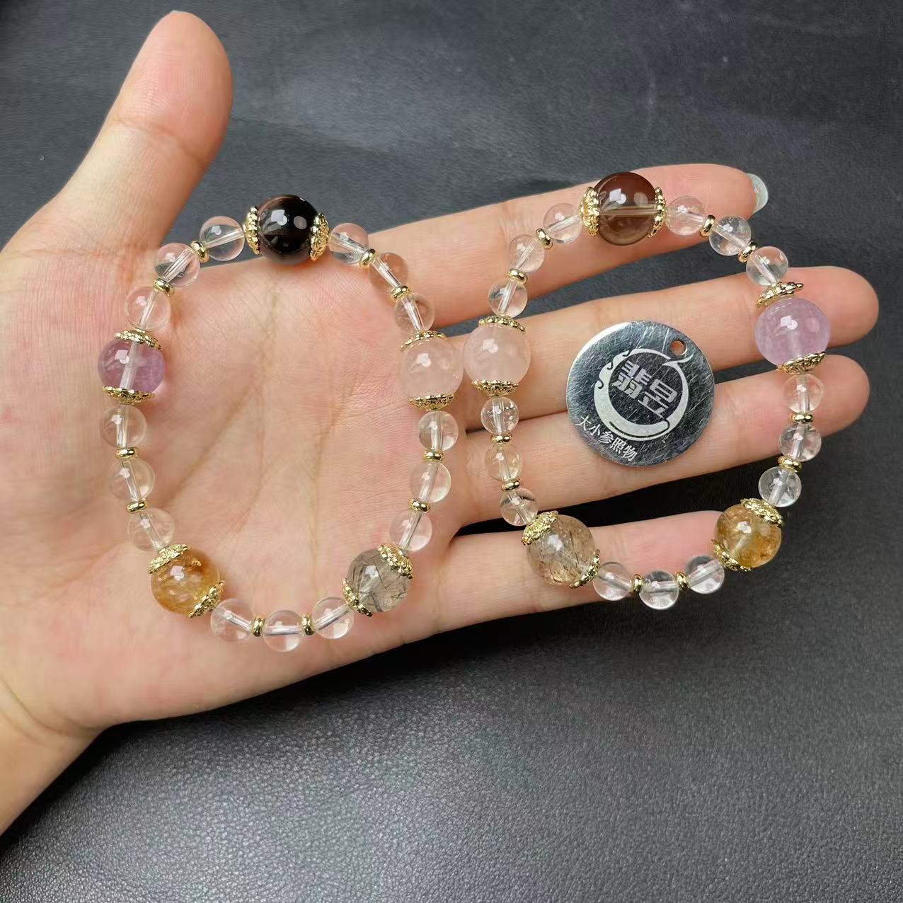 38299T09 -3B16-水晶手串/约7-11+/约20颗/-多样性发其一