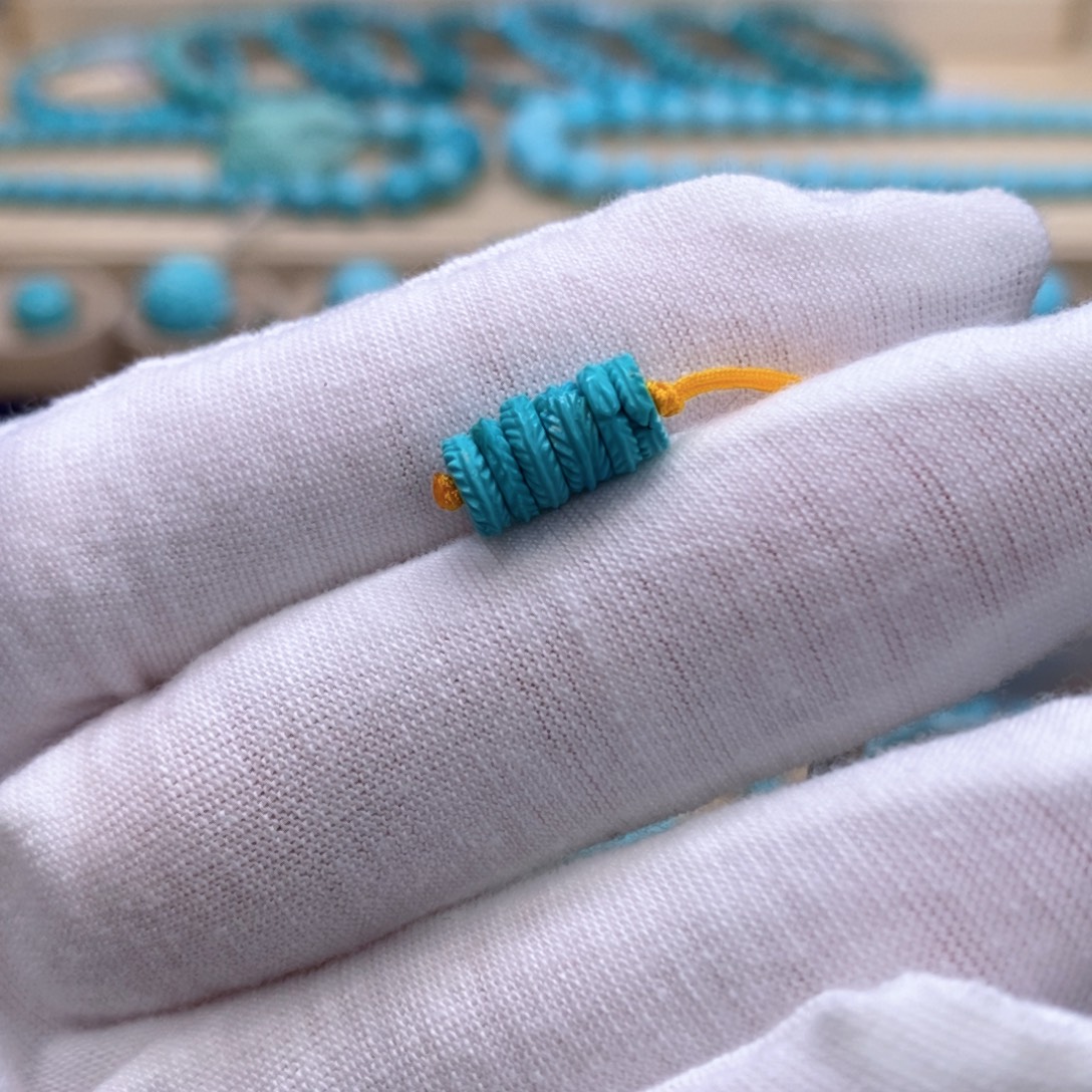 绿松石未镶嵌珠宝奇石6.6mm