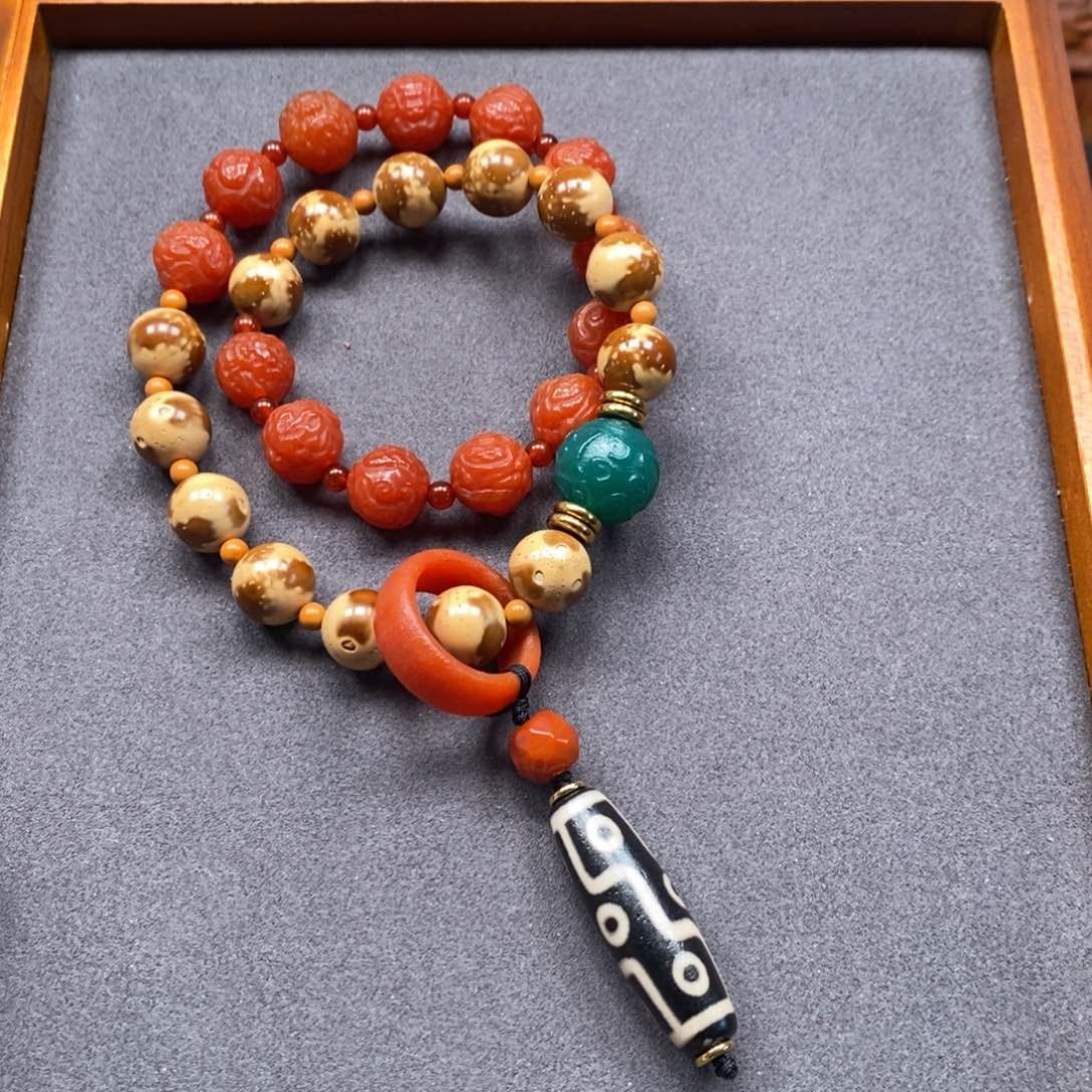 菩提把件未镶嵌紫金鼠