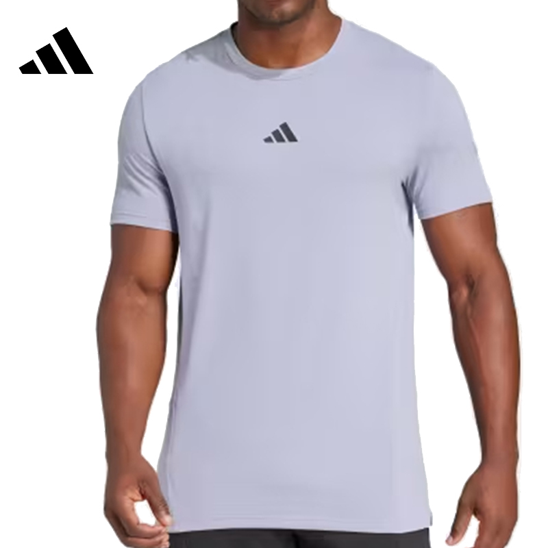 adidas阿迪达斯男子运动休闲短袖T恤JI5772